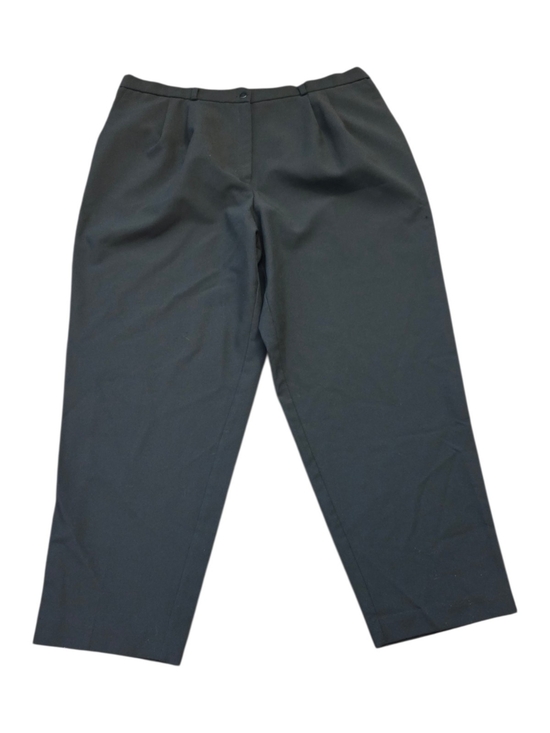 Requirements Pants - Requirements Women's Black Straight-Leg Dress Pants - Size 24W